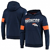 Denver Broncos Nike Sideline Team Logo Performance Pullover Hoodie Navy,baseball caps,new era cap wholesale,wholesale hats